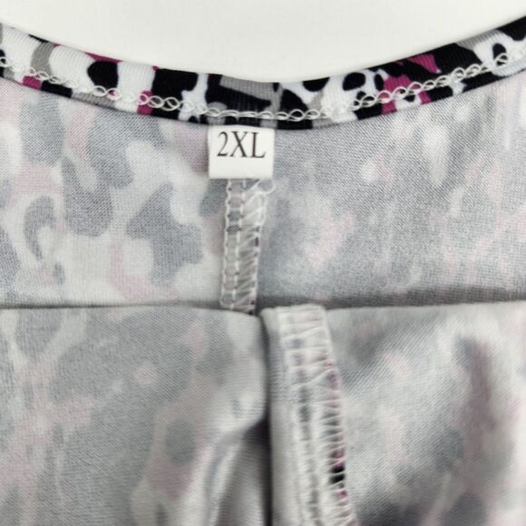 Rompers Set Of 2 Womens 2XL Scoop Neck Pockets Unbranded Pink Black Blue Casual - Picture 8 of 16